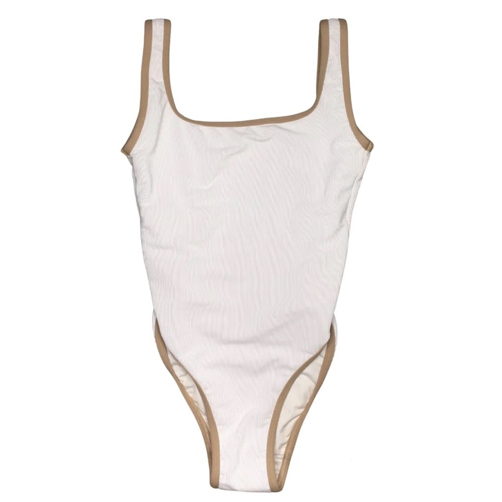 NWOT LainSnow one piece Large coconut white